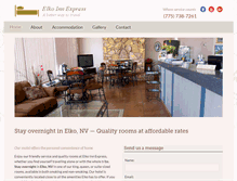 Tablet Screenshot of elkoinnexpress.com